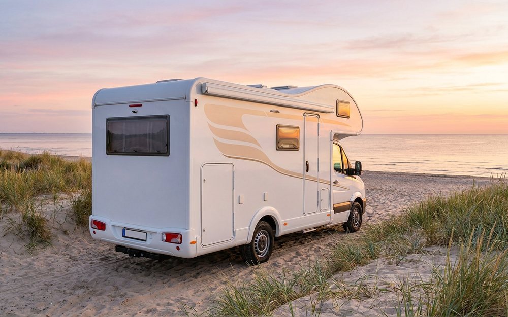 Alkoven-Reisemobil der Fahrzeugklasse Forster A 699 HB